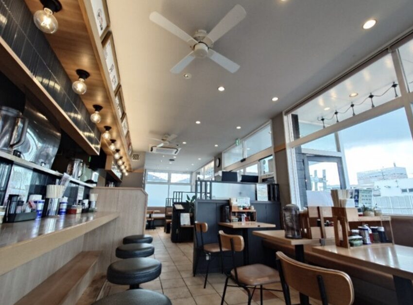 岐阜県岐阜市のアイスクリーム専門店居抜き物件 ラーメン店への業態転換事例